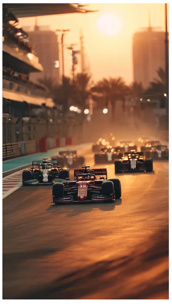 Auto de Formula 1 en pista