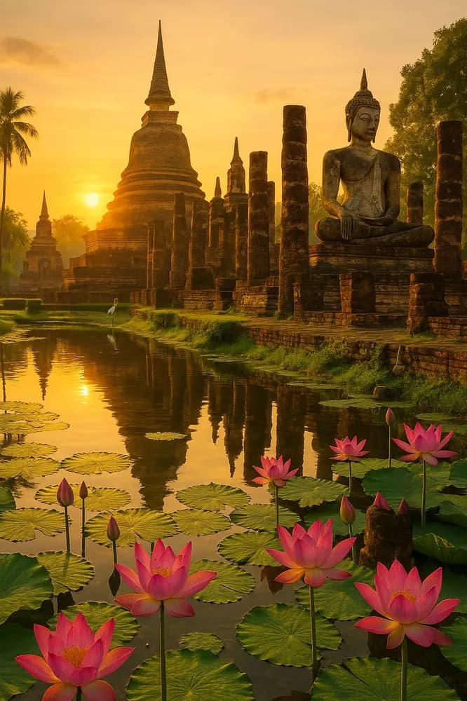 Paisaje tropical de Tailandia